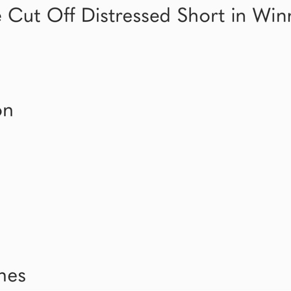 Rag & Bone Cut Off Distressed Short in Winnie - Picture 6 of 9